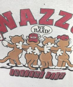 Washington State Cougars T Shirt Vintage 90s Wazzu Football WSU University