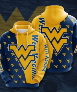 West Virginia Mountaineers Football Team Ncaa 3D All Over Print Hoodie, Zip-Up Hoodie