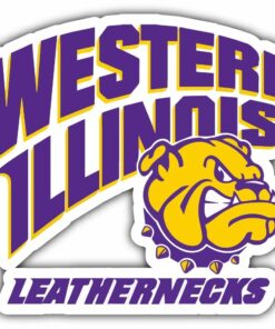 Western Illinois Leathernecks College NCAA Logo Vinyl Decals Sticker For Car Truck Door And Window Laptop Gifts For Fans