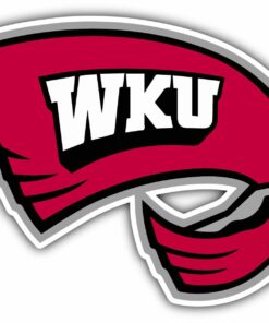 Western Kentucky Hilltoppers College NCAA Logo Vinyl Decals Sticker For Car Truck Door And Window Laptop Gifts For Fans