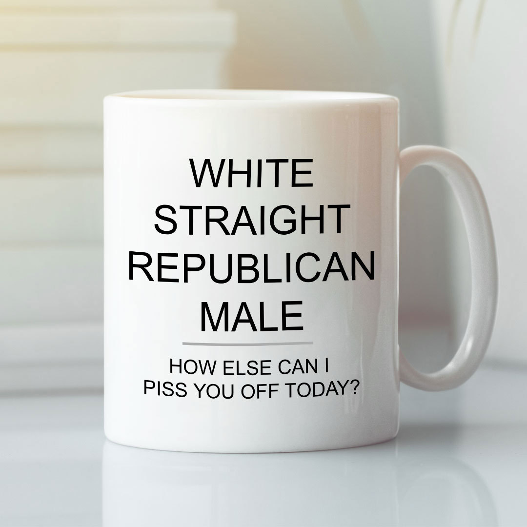 White Straight Republican Male Coffee Mug