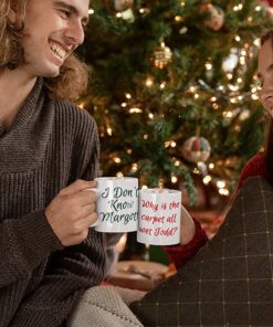 Why Is The Carpet All Wet Todd - I Don'T Know Margo - Funny Christmas Mug - Christmas Vacation - Christmas Gift - Christmas Movie, White, 11Oz