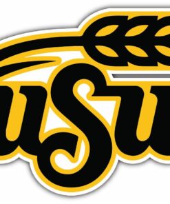 Wichita State Shockers College NCAA Logo Vinyl Decals Sticker For Car Truck Door And Window Laptop Gifts For Fan