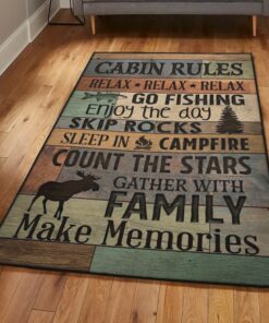 Wildlife Cool Rugs, Rustic Wildlife Rug, Rustic Rug, Rustic Lodge Area Rugs, Carpet for Living Room A29