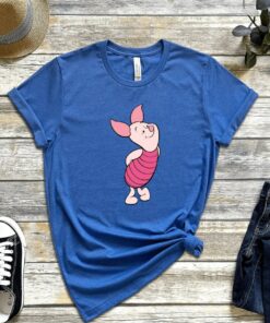Winnie The Pooh Characters Piglet Tshirt, Kids Cartoon Shirts, Cute Piglet Shirt, Gift For Kids, Toddler Shirt, Unisex Shirt, D445