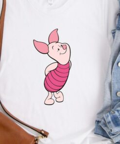 Winnie The Pooh Characters Piglet Tshirt, Kids Cartoon Shirts, Cute Piglet Shirt, Gift For Kids, Toddler Shirt, Unisex Shirt, D445