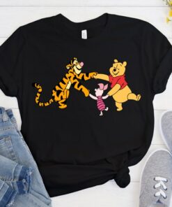 Winnie The Pooh Characters Tshirt, Kids Cartoon Shirts, Bear Winnie Piglet Tigger Shirt, Gift For Kids, Toddler Shirt, Unisex Shirt, D422