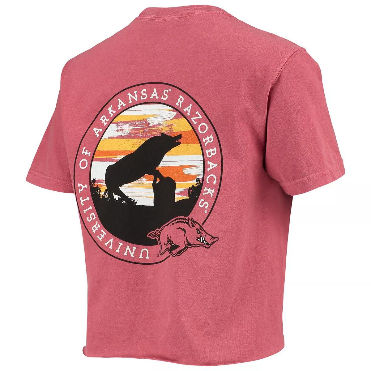 Wocardinal Arkansas Razorbacks Circle Scene Comfort Colors Shirt, Hogs Shirt Gifts For Razorbacks Fans, Arkansas Razorbacks Hoodie
