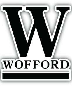 Wofford Terriers University College NCAA Logo Vinyl Decals Sticker For Car Truck Door And Window Laptop Gifts For Fans