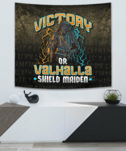 Wolf Viking Red Tapestry for Wall Décor