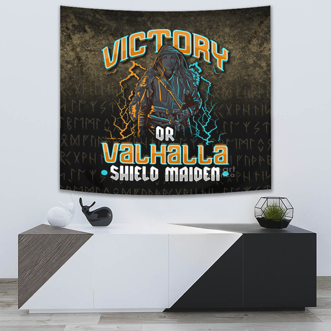 Wolf Viking Red Tapestry for Wall Décor