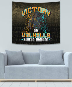 Wolf Viking Red Tapestry for Wall Décor