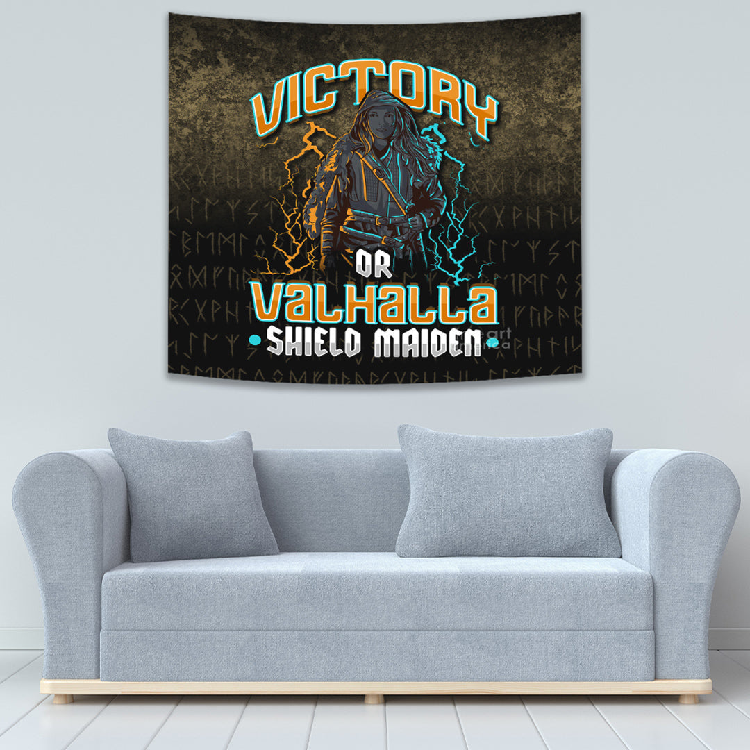 Wolf Viking Red Tapestry for Wall Décor