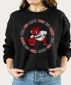 Woo Pig Baby Sweatshirt, Arkansas Football Sweater, Razorback Crewneck, Arkansas Razorback Sweatshirt, Woo Pig Sooie Sweater, Go Hogs Shirt, Hoodie