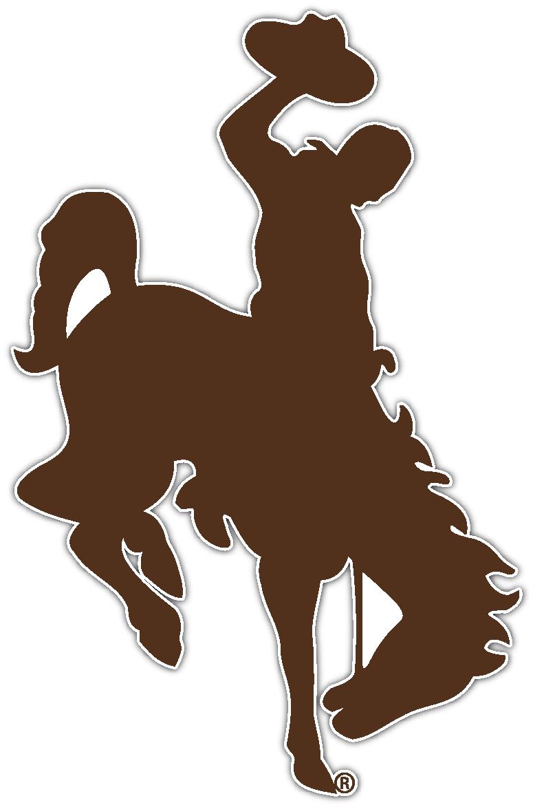 Wyoming Cowboys NCAA Logo Vinyl Decals Sticker For Car Truck Door And Window Laptop Gifts For Fans