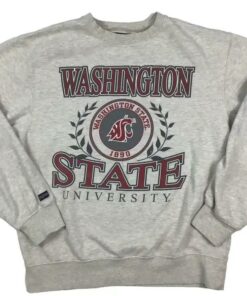 Y2K Washington State Cougars Crewneck Sweatshirt, WSU Sweatshirt Gifts for Fans, Washington State Cougar Sweatshirts