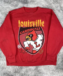 Vintage NCAA Louisville Cardinals College Sweatshirt, University of Louisville Shirt, College Vintage Shirt, NCAA Shirt