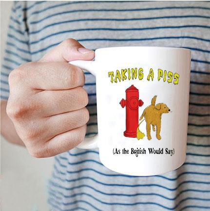 Taking A Piss As The British Would Say Mug - Image 3