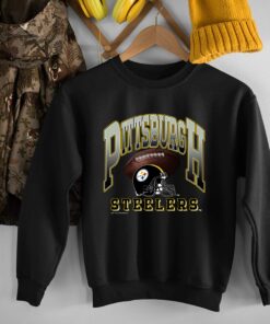 NFL Pittsburgh Steelers Crew Neck Sweatshirt Vintage Style Hoodie Shirt Reprinted Full Size Gifts for Fans