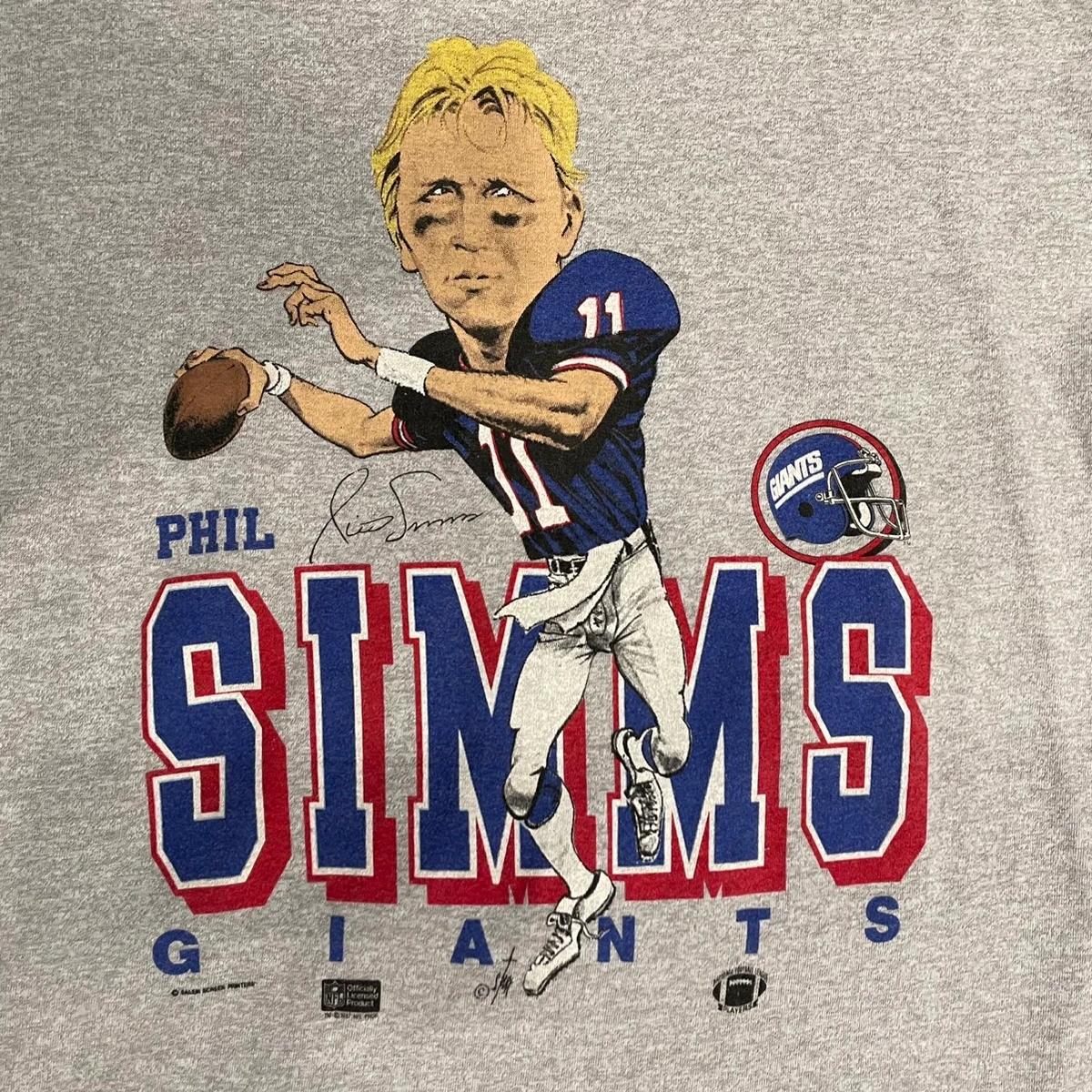 1987 New York Giants Caricature Tshirt Pullover Hoodie Crewneck Sweatshirt Reprinted Full Color Full Size Gifts For NFL Fans - Image 2