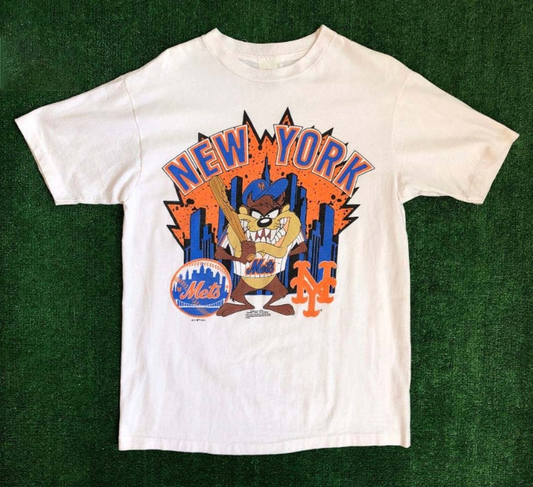 1992 New York Mets Looney Tunes Taz MLB T Shirt, New York Mets Shirt, MLB Shirt, MLB Vintage Shirt, Baseball 2022 Shirt, Graphic Shirt