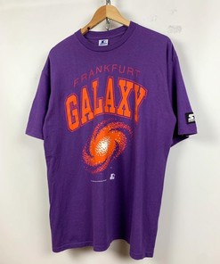 1994 Vintage Style Starter Frankfurt Galaxy Tshirt Pullover Hoodie Crewneck Sweatshirt Reprinted Full Color Full Size Gifts For NFL Fans