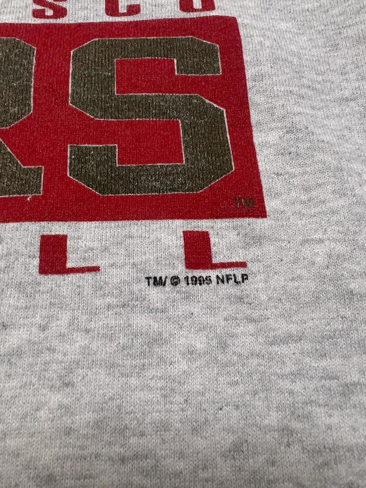 1995 San Francisco 49Ers Tshirt Pullover Hoodie Crewneck Sweatshirt Reprinted Full Color Full Size Gifts For NFL Fans - Image 2