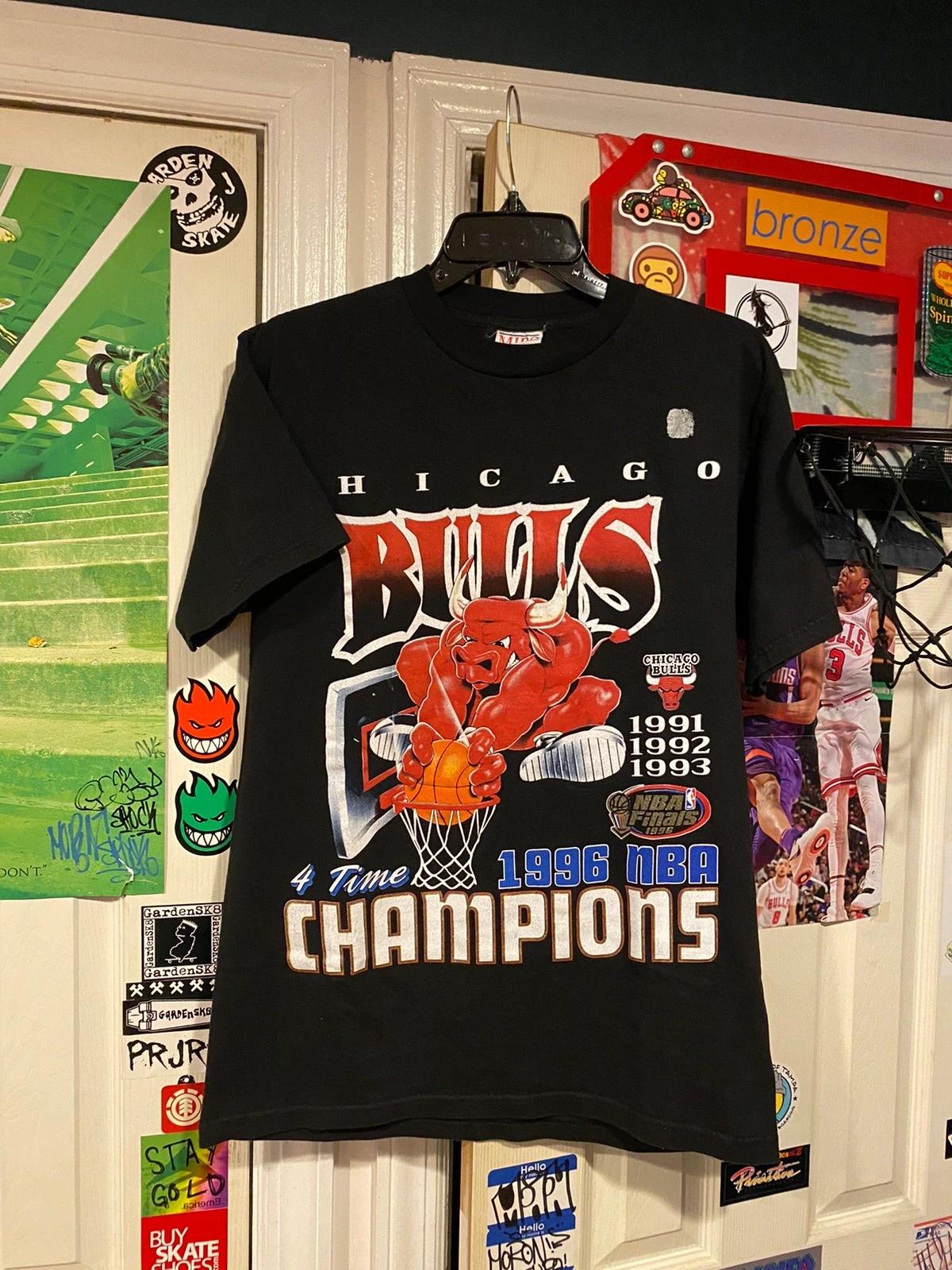 1996 NBA Finals Chicago Bulls Benny Dunk Tshirt Hoodie Crewneck Sweatshirt Reprinted Full Color Full Size Gifts for NBA Fans