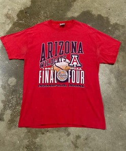 1997 Final Four Arizona Wild Cats T-Shirt Sweatshirt Pullover Hoodie Reprinted Full Color Full Size Gift For NCAA Fans
