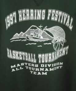 1997 Herring Festival Basketball Tour Russell Athletics Tshirt Sweatshirt Hoodie Crewneck Sweatshirt Pullover Reprinted Full Color Full Size Gifts for NBA Fans