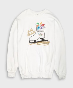 1998 Nagano Winter Olympics White Sweatshirt