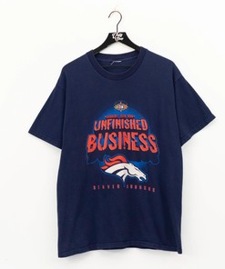 1998 Super Bowl Xxxii Denver Broncos Tshirt Pullover Hoodie Crewneck Sweatshirt Reprinted Full Color Full Size Gifts For NFL Fans