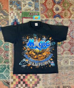 1999 Vintage Style NBA Orlando Magic Eastern Conference Finals Tshirt Sweatshirt Hoodie Crewneck Sweatshirt Pullover Reprinted Full Color Full Size Gifts for NBA Fans