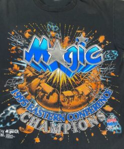 1999 Vintage Style NBA Orlando Magic Eastern Conference Finals Tshirt Sweatshirt Hoodie Crewneck Sweatshirt Pullover Reprinted Full Color Full Size Gifts for NBA Fans