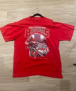 2000 Tampa Bay Super Bowl Tshirt Pullover Hoodie Crewneck Sweatshirt Reprinted Full Color Full Size Gifts For NFL Fans