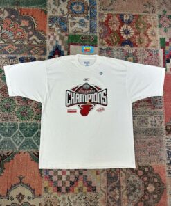 2006 Vintage Style NBA Eastern Conference Champion Locker Room Tshirt Hoodie Crewneck Sweatshirt Reprinted Full Color Full Size Gifts for NBA Fans