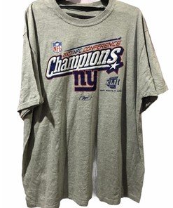 2007 Nfc Conference Champions Ny Tshirt Pullover Hoodie Crewneck Sweatshirt Reprinted Full Color Full Size Gifts For NFL Fans