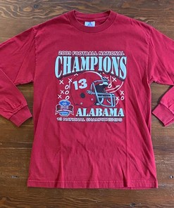 2009 Alabama Football National Champions Long Sleeve T-Shirt Sweatshirt Hoodie Full Size Gifts For NCAA