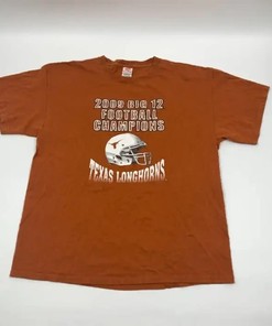 2009 Texas Longhorns Football Big 12 Champs T-Shirt Sweatshirt Pullover Hoodie Reprinted Full Color Full Size Gift For NCAA Fans