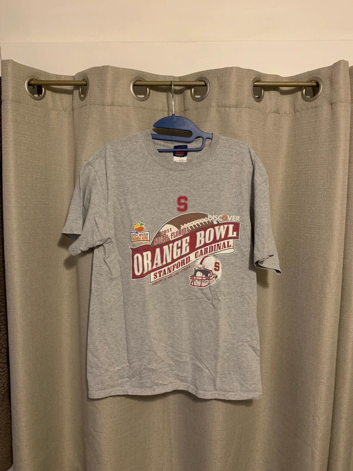 2011 Stanford Football - Orange Bowl T-Shirt Sweatshirt Crewneck Hoodie Full Size Gifts For Fans