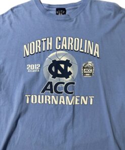 2012 Unc University Of North Carolina Tarheel Aac Tournament Tshirt Sweatshirt Hoodie Crewneck Sweatshirt Pullover Reprinted Full Color Full Size Gifts for NBA Fans