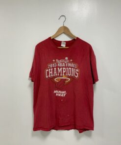 2013 Miami Heat NBA Finals Champions Tshirt Sweatshirt Hoodie Crewneck Sweatshirt Pullover Reprinted Full Color Full Size Gifts for NBA Fans