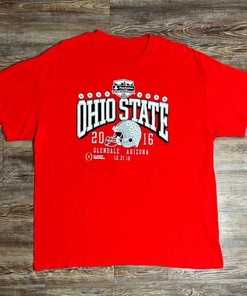 2016 Playstation Fiesta Bowl Ohio State Clemson College T-Shirt Sweatshirt Pullover Hoodie Reprinted Full Color Full Size Gift For NCAA Fans