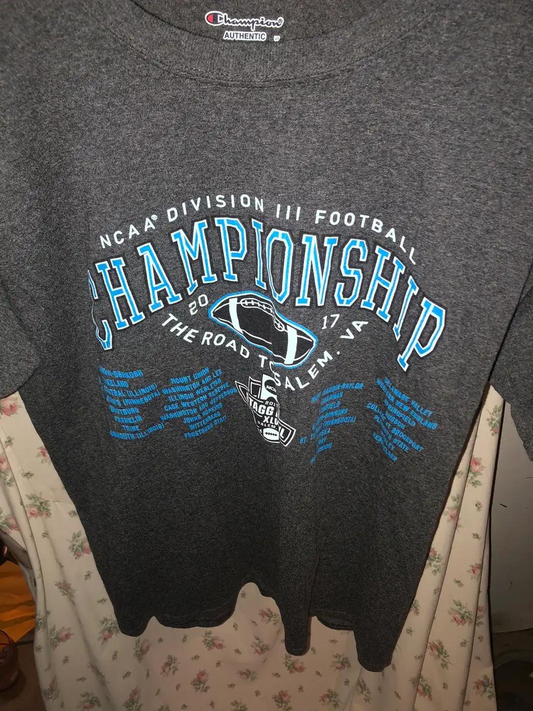 2017 D2 Championship Football T-Shirt Sweatshirt Pullover Hoodie Reprinted Full Color Full Size Gift For NCAA Fans