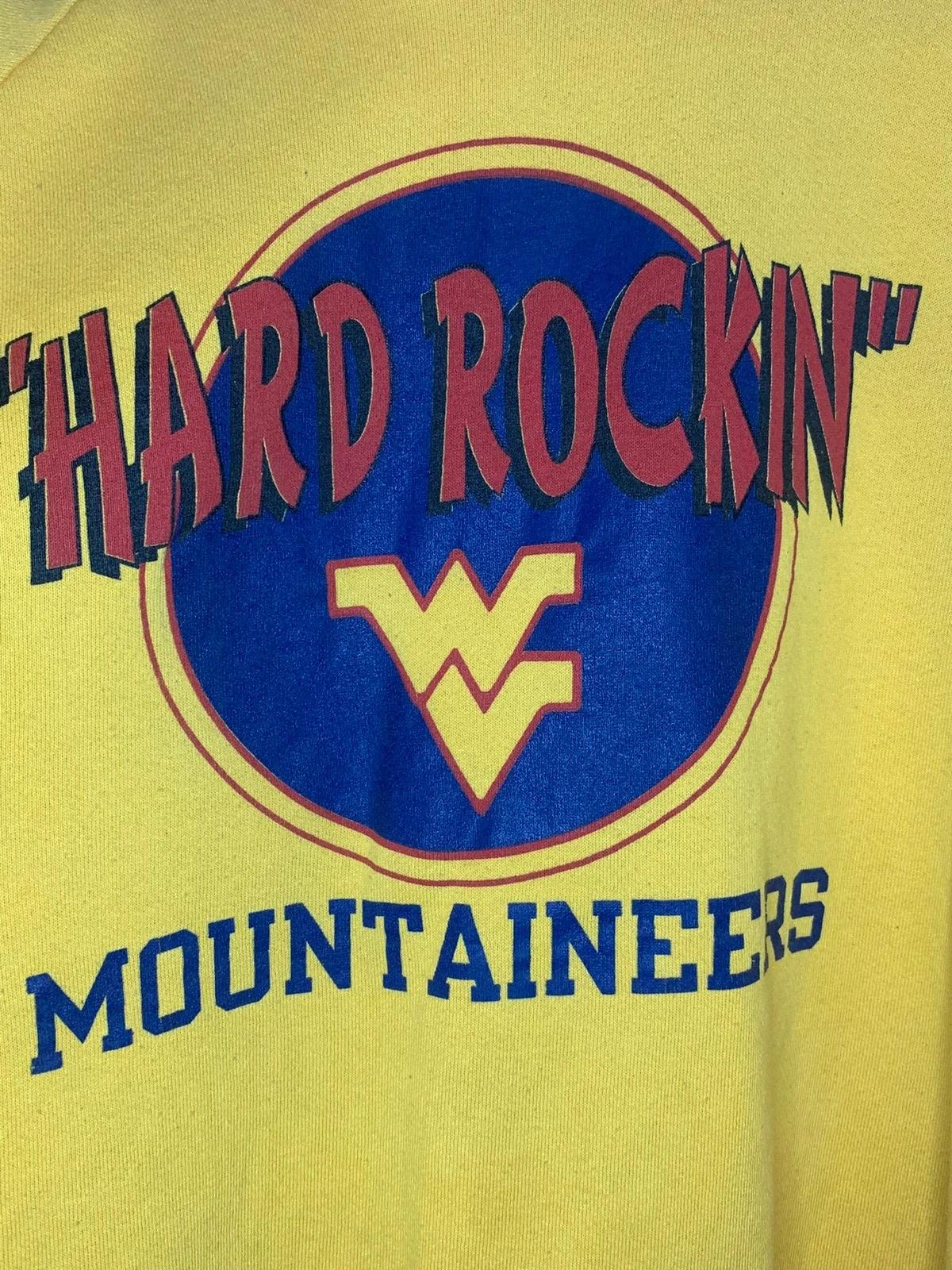 80s Hard Rocking Mountaineers Sweatshirt Vintage Style NCAA Hoodie Sweatshirt Crewneck Sweatshirt Full Size - Image 2