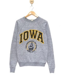 80s University Of Iowa T-Shirt Sweatshirt Pullover Hoodie Reprinted Full Color Full Size Gift For NCAA Fans