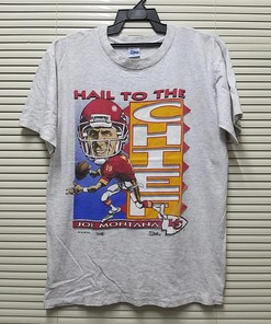 90'S Joe Montana Chiefs NFL 1993 Tshirt Pullover Hoodie Crewneck Sweatshirt Reprinted Full Color Full Size Gifts For NFL Fans