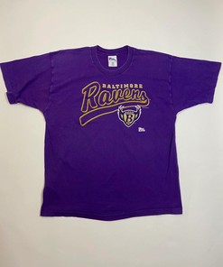 90’s Baltimore Ravens Tshirt Pullover Hoodie Crewneck Sweatshirt Reprinted Full Color Full Size Gifts For NFL Fans