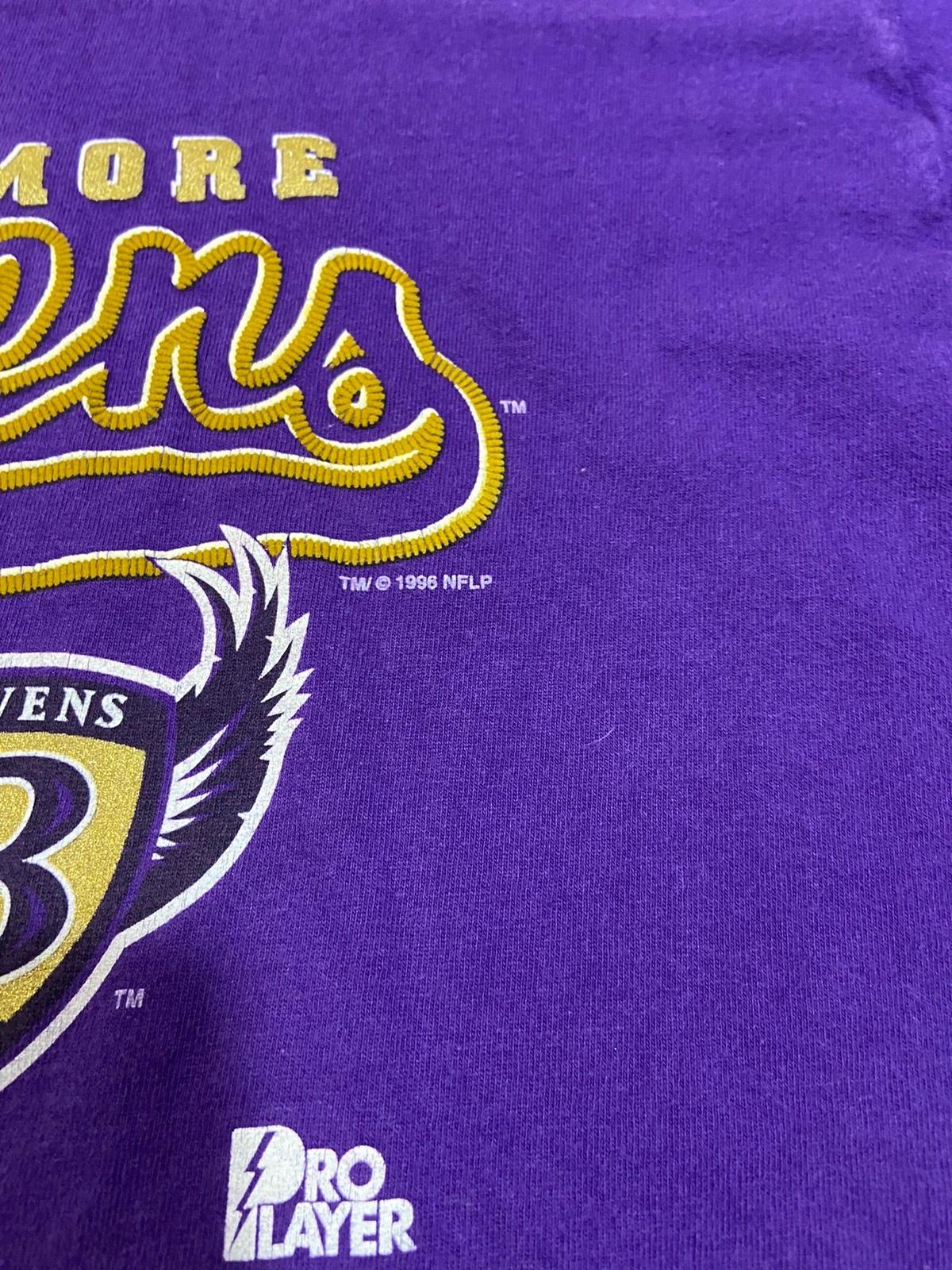 90’s Baltimore Ravens Tshirt Pullover Hoodie Crewneck Sweatshirt Reprinted Full Color Full Size Gifts For NFL Fans - Image 2