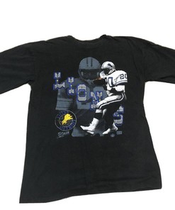 90s Barry Sanders Detroit Lions Tshirt Pullover Hoodie Crewneck Sweatshirt Reprinted Full Color Full Size Gifts For NFL Fans